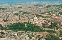 Aerial view of Vatican City