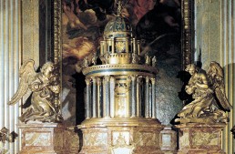 Ciborium in gilt bronze by Gianlorenzo Bernini in St. Peter’s Basilica