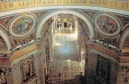 Nave and Aisles of St. Peter’s Basilica