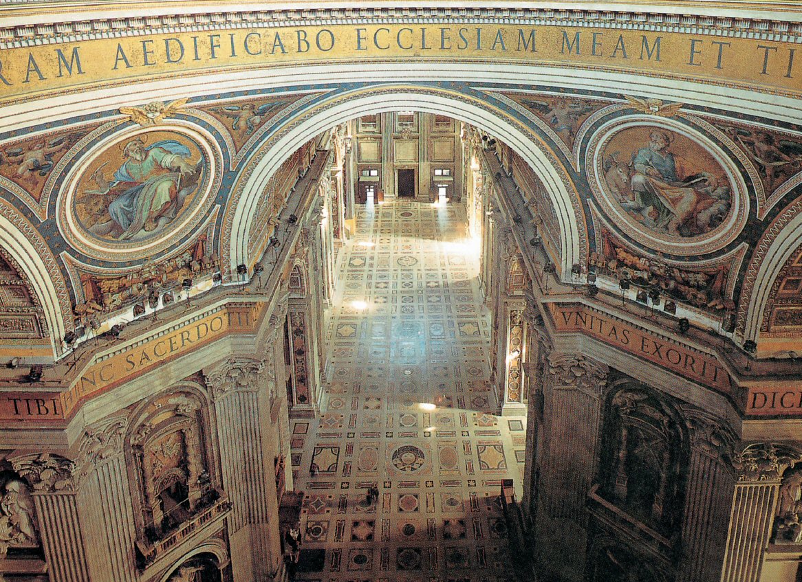 Nave and Aisles in St. Peter's Basilica - visit-vaticancity.com