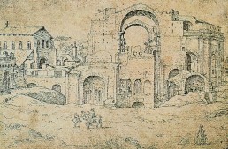 St. Peter’s Basilica drawing approx 1535