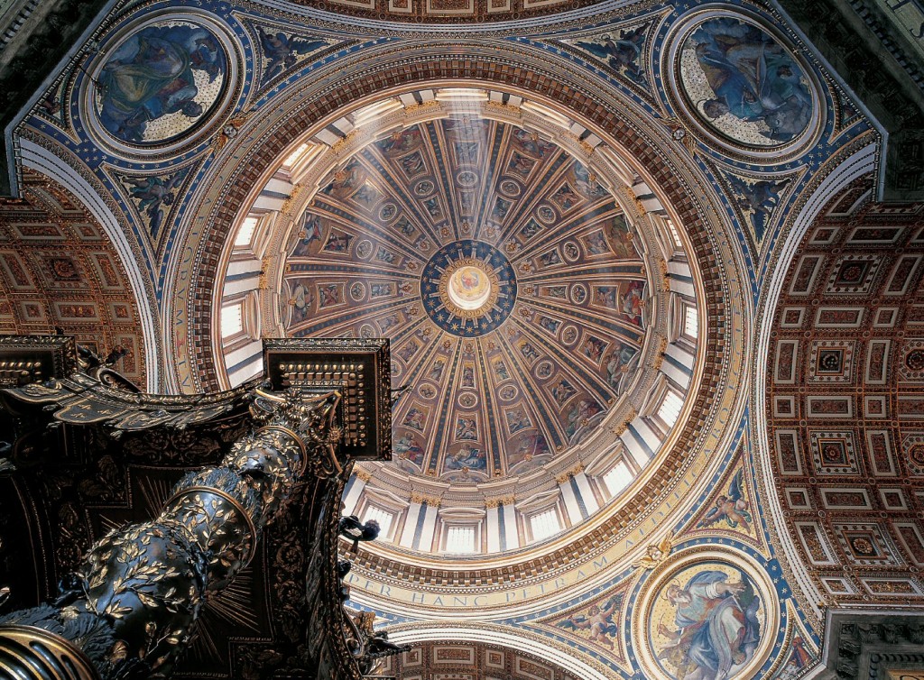 The Cupola in St. Peter's Basilica Vatican City