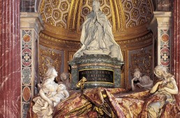 The Tomb Of Alexander VII by Gianlorenzo Bernini in St. Peter’s Basilica