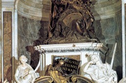 The Tomb of Urban VIII by Gianlorenzo Bernini in St.Peter’s Basilica