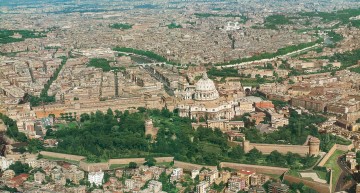 Aerial view of Vatican City